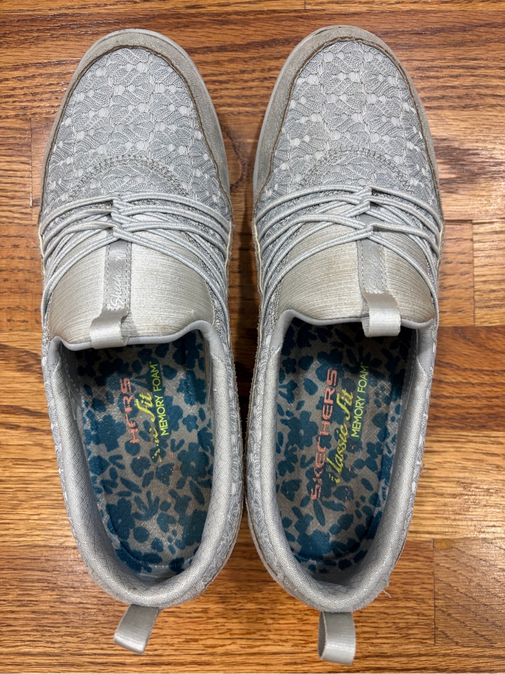 Skechers Empress Wide Awake Slip-on Sneaker Light Gray (8) - Picture 4 of 8